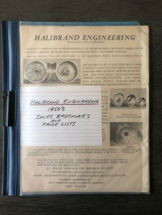 Vintage Speed Equipment Drag Racing Catalogs Halibrand Wheel Indianapolis 500