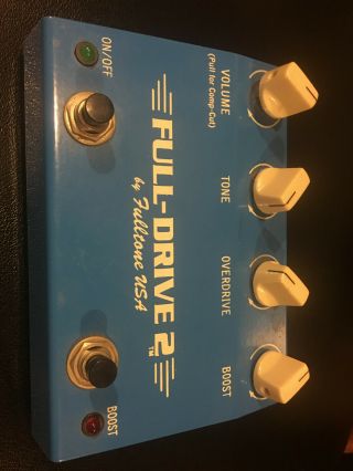 Vintage Fulltone Full Drive 2 Pre - Mosfet Distortion Effect Pedal