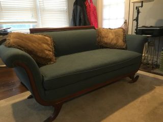 Antique American Federal Classical Sofa Duncan Phyfe With Potential