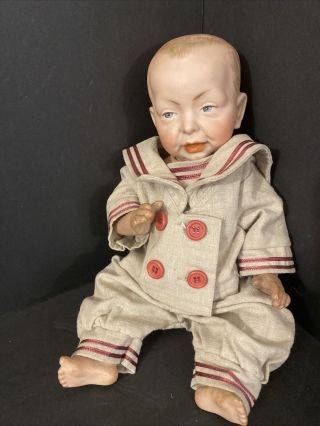 Antique German Bisque K R 100 Kaiser Baby Doll Kammer Reinhardt