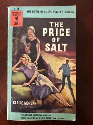Bantam Books Pb 1148 The Price Of Salt Vtg Claire Morgan Highsmith Book 1950s