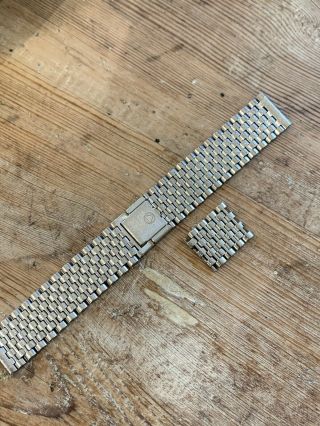 Vintage Nsa Bracelet 18mm With Extra Links Breitling Zenith Heuer Watch
