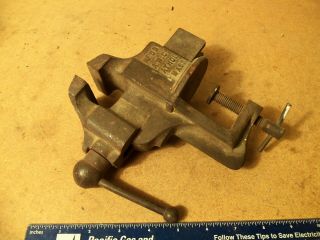 Vintage Bench Clamping Jewlers Vice By A.  M.  Co.  Model No.  703