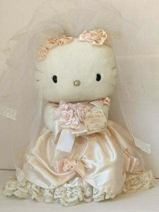 Hello Kitty Wedding Doll Plush Sanrio Vivitix Shop 2000 Limited Vintage By Dhl