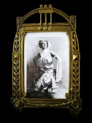 Art Nouveau,  Secessionist Brass Austrian Picture/photo Frame