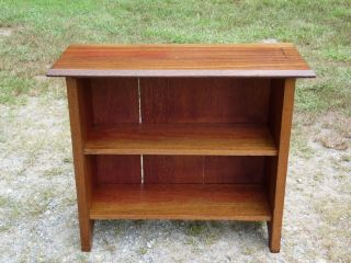 Vintage Solid Wood Bookcase Open Shelving Unit Bookshelf Display Shelf