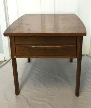 Vintage Mid Century Modern Lane Nightstand With Drawer Side End Table -