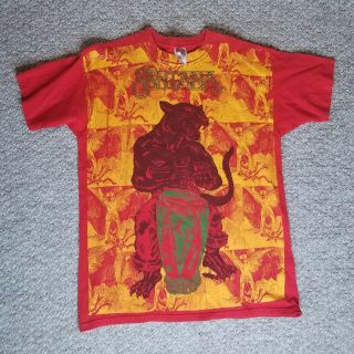 Vintage 1999 Santana World Tour Tee Shirt Size Xl