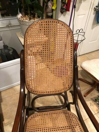 Vintage Bentwood Rocking Chair Rocker Mid Century Modern Thonet STYLE 5