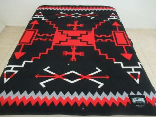 Vintage Limited Edition Pendleton Storm Pattern Navajo Blanket,  Babbitt Brothers