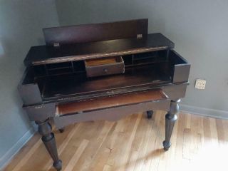 1915 to 1920 Antique Spinet Writing desk 5
