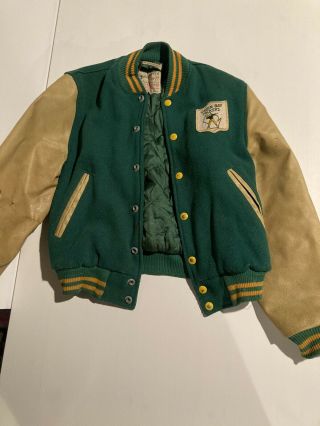 Green Bay Packers Letterman’s Jacket Kids Nfl Ford Pp&k Punt Pass & Kick Vintage