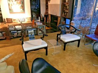 James Mont Style Chinese Ming " Horseshoe " Chairs By Century Furniture