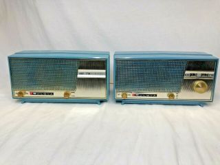 Extremely Rare Bulova 370 & 371 Vintage Tube Am/fm Radio Receiver