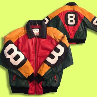 Rare Michael Hoban Eight Ball Vintage Jacket 90s