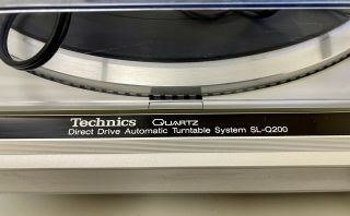 Vintage Technics Quartz Direct Drive Automatic Turntable Sl - Q200