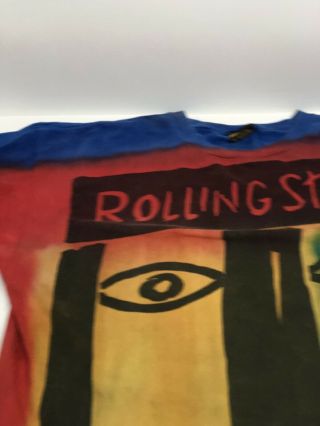 Rolling Stones Voodoo Lounge Tour T Shirt Vintage 1994 Tie Dye USA XXL 2XL 2