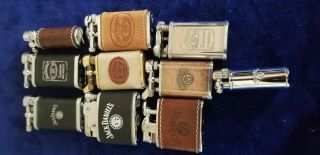 10 Vintage Jack Daniels Lighters.  Very Unique And Rare