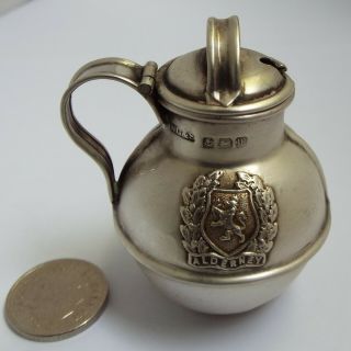 Lovely English Antique 1911 Sterling Silver Novelty Miniature Guernsey Milk Jug