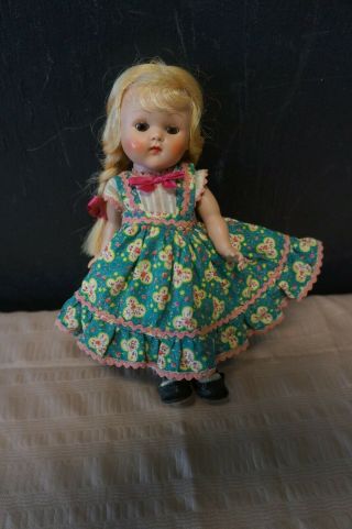 Vintage 1952 Vogue Ginny Square Dancer Doll And Edie Outfit 52