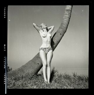 Lee Bartley Nude Model 1960s Bunny Yeager Archive Camera Negative