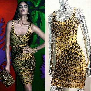 Versace Animal Print Campaign Dress,  Gianni Versace Vintage Iconic Reissued
