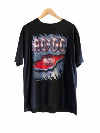 Vintage 1990 Ac/dc Razors Edge Tour Shirt