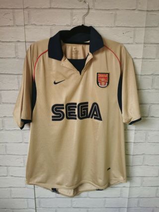 Arsenal 2001 - 2002 Away Nike Vintage Sega Football Shirt - Adult Medium