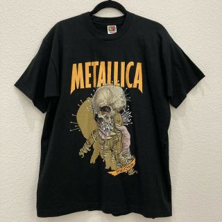Vintage Metallica Pushead Fixxxer Double Sided 90s Skulls T - Shirt Sz Xl