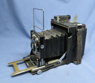 Vintage Graflex Speed Graphic 4x5 Camera W/kodak Anastigmat 127mm F4.  5 Lens Vgc