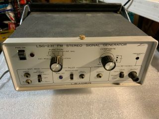 Leader Lsg - 231 Vintage Fm Stereo Signal Generator /