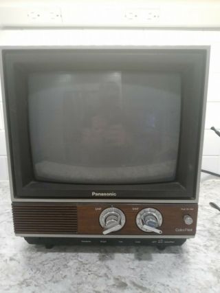 Panasonic Color Pilot Tv 10 " Ctg - 1000 1983 Vintage Television