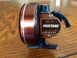 Vintage St.  Croix Mustang Sc - 3 Spin Cast Fishing Reel Made In Usa By Johnson