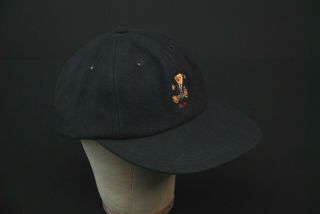 VTG Polo Ralph Lauren Preppy Bear 93 Hat Cap Large Fitted Made in USA Long Bill 3