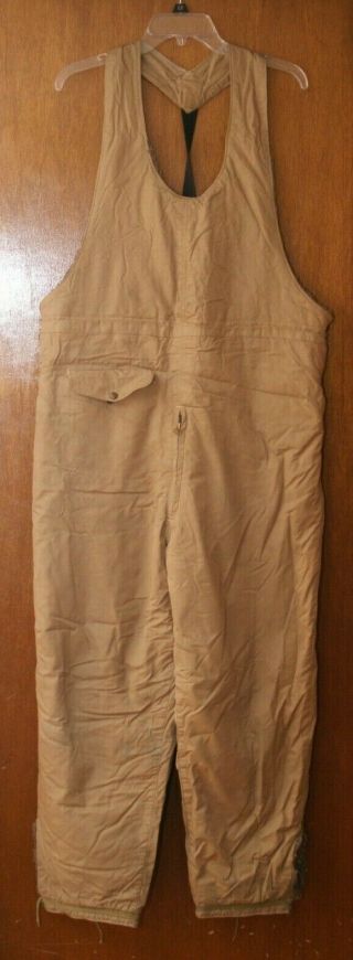 Sigmund Eisner Co.  Seabees Vintage Us Navy Deck Pants Fur Lined M