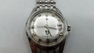Vintage Rado Green Horse 21 Jewels Watch/runs Ps779