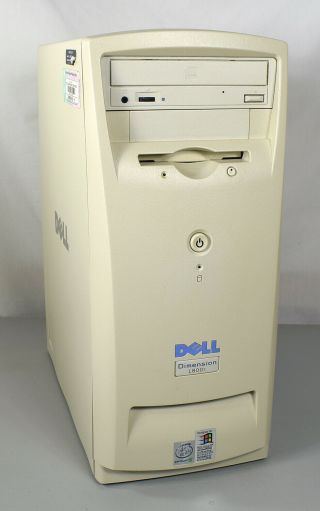 Vintage Dell Dimension L800r Pc Pentium Iii 800mhz 256mb 149gb Xp Pro Computer