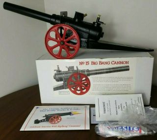 Vintage Big Bang Cannon (large 24”) And Instructions
