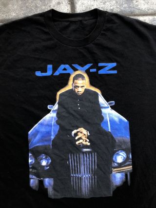Vintage Jay Z Hard Knock Life Tour Rap Tee Shirt Size Xl 90s Vtg Rocafella