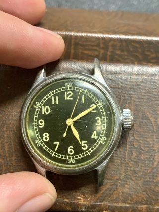Vintage Mens Bulova Type A - 11 U.  S.  Military Issue Wrist Watch Cal 10akcsh Repair
