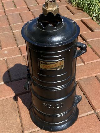 Vintage Antique Holyoke Gas Hot Water Heater Model 20 Circa 1920