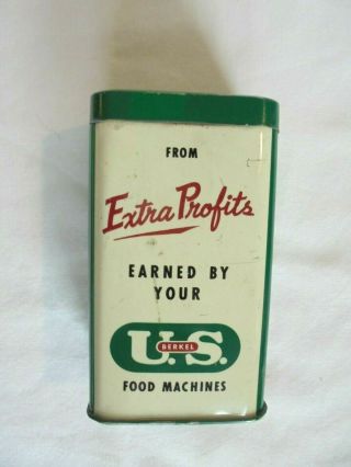 Vintage Advertising Berkel U.  S.  Food Machines Self Payment Plan Savings Bank