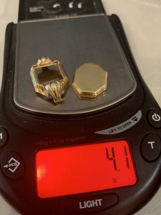 Vintage 14k Gold Bulova Watch Case 14k 4.  1 Grams Scrap Or Not
