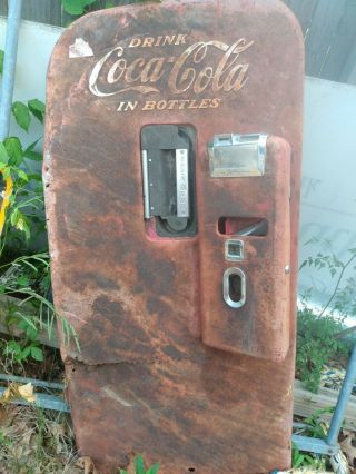 Vintage Coca Cola Vendo 39 Door And Coin Mechanism
