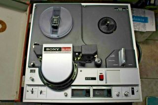 Sony Av - 3650 Solid State Reel Videocorder,  Spool,  Rf Vtg 1970 