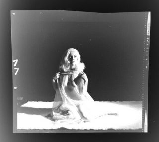 Vintage Nude Bunny Yeager Self Portrait Camera Negative Seductive 77