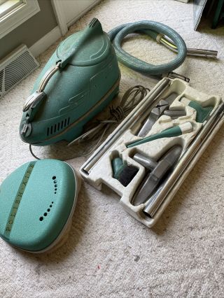 Vintage Interstate Compact Canister Vacuum Cleaner