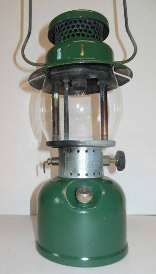 Vintage Coleman 242c Lantern October 1946 Pyrex Globe