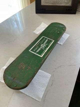 Vintage Skateboard Flying Ace Road Surfer Lancaster Pa Moen - Patton Rare Stl Whls