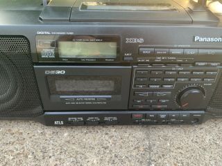 Vintage Panasonic RX - DS30 Boombox AM/FM Radio Cassette Recorder CD 1989 EUC 2